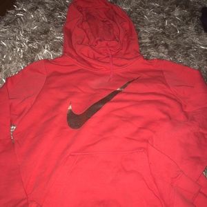 Large Nike Pink hoodie
